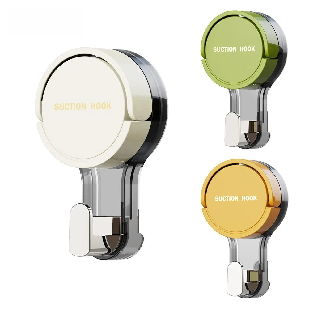 Strong Vacuum Suction Hooks Traceless No-Drilling Adhesive for Home Bathroom Kitchen Door Back Toilet Area Purpose Strong Hold