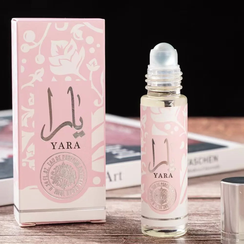 10ml YARA Roll-On Fragrance, Unisex Long Lasting Light Scent, Middle East Style Eau de Parfum Oil