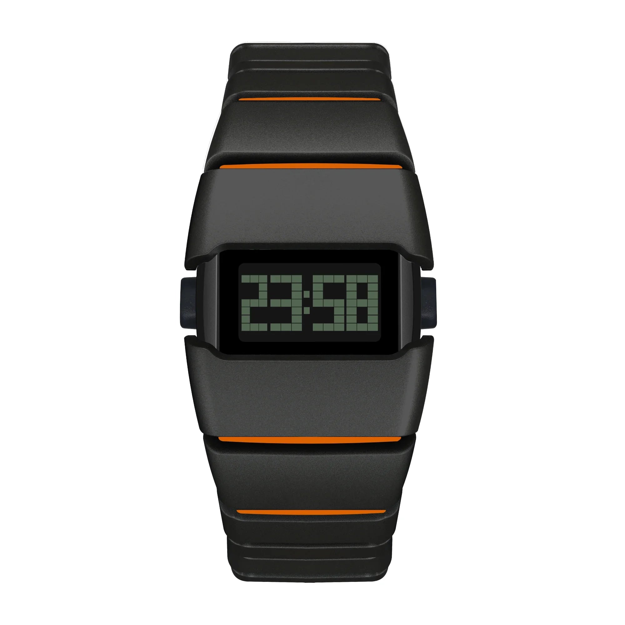 SHIYUNME Fashion Men's LED Electronic Watch Plastic Material Creative Design Unique Watch Man Casual Sports Waterproof Watch