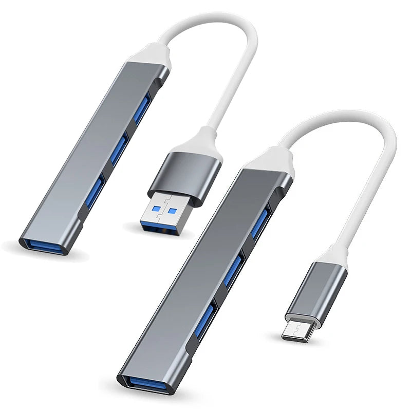 USB 3.0 Hub USB Hub  Type C Dock 4 Port Multi Splitter Adapter OTG Type C HUB for Xiaomi Huawei Macbook Pro USB 3.0 2.0