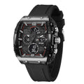 SMAEL 8109 New Men's Watch Multifunctional Sports 50M Waterproof Dual Display LED Night Light Leisure Student Electronic Watch