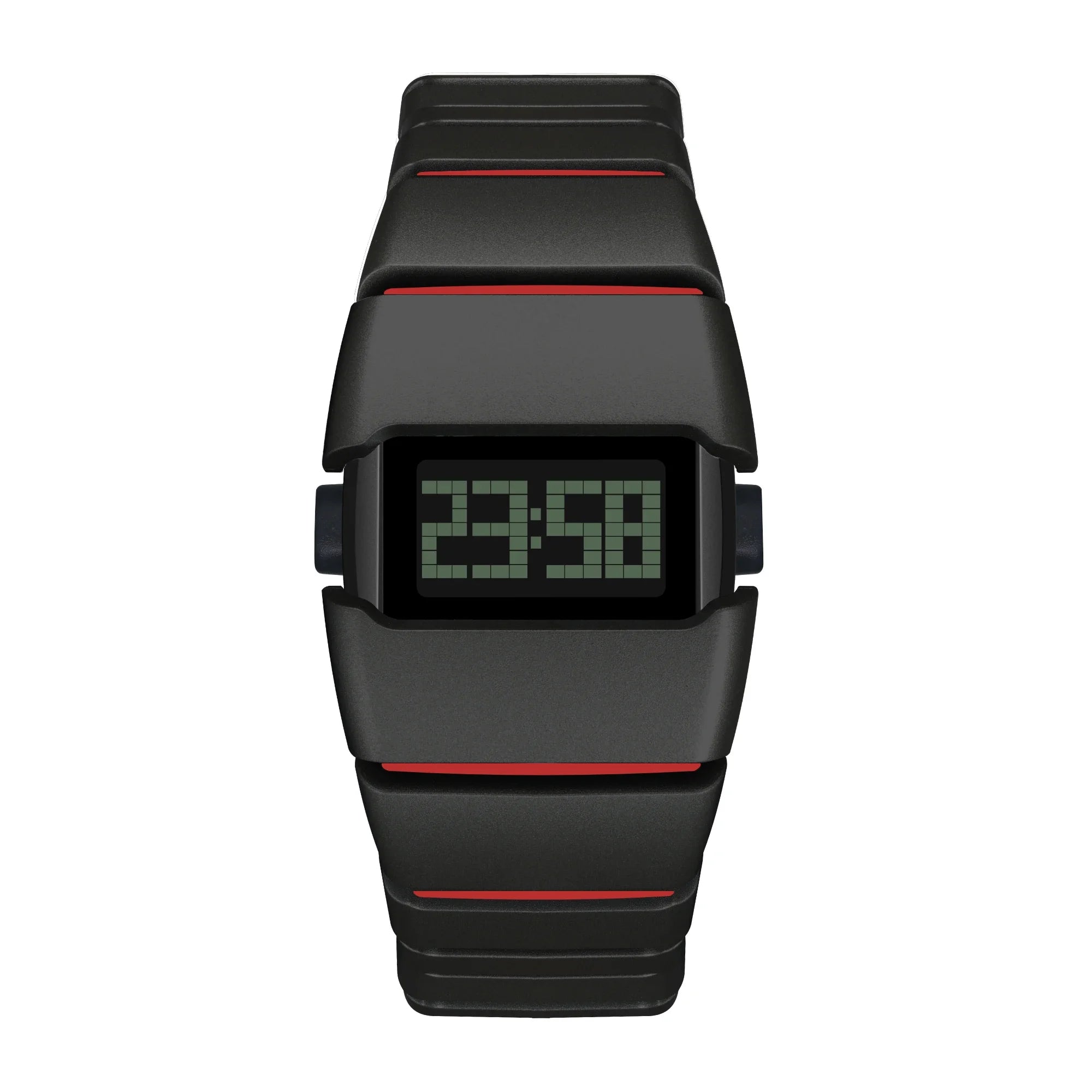 SHIYUNME Fashion Men's LED Electronic Watch Plastic Material Creative Design Unique Watch Man Casual Sports Waterproof Watch