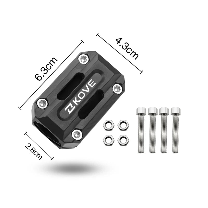 Engine Crash bar Bumper Trim Protection Block Motorcycle Accessories For KOVE 800X Pro/Rally 525X 500X 400X 800 525 500 400 X