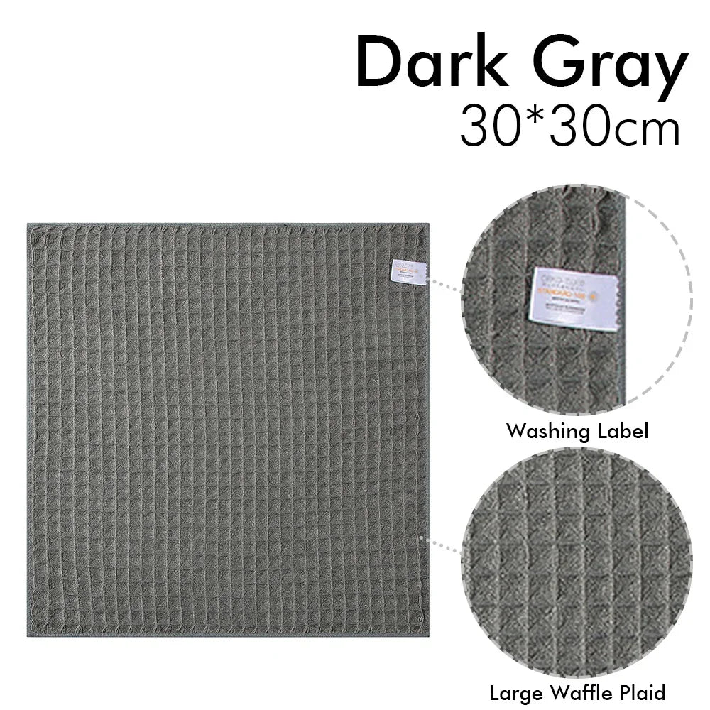 Super Absorbent Barista Bar Towel Coffee Machine Special Rag No Lint Square Towel Cleaning Cloth Coffee Machine Cleaning Towel