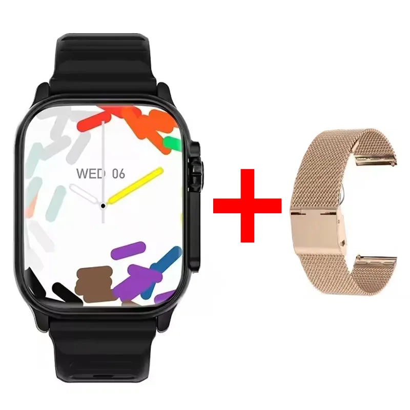 New Watch T900 U2 Smart Watch 49mm 2026 New NFC Men Women GPS Track Bluetooth Call BT Music Games Wireless Charging Smartwatch
