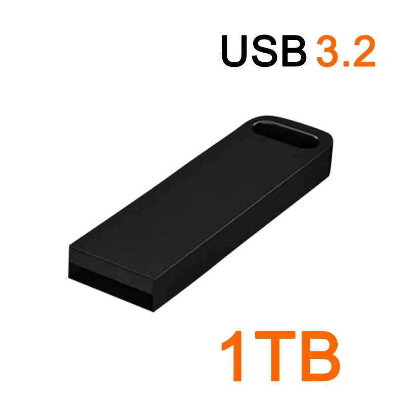 2TB USB 3.2 Flash Drive High Speed Metal U Disk TypeC Memory Stick Waterproof SSD Storage PC Phone Data Transfer Portable 2026