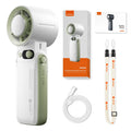 Portable Handheld Turbo Fan 199Gear Strong Wind Speed LED Digital Display 135°Foldable Outdoor 3-in-1 Handheld Fan 8000mAh F5PRO