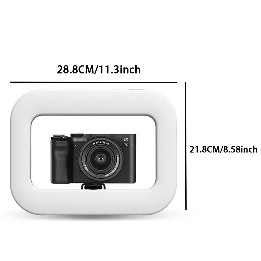 11 inch selfie light with rotatable stand and cell phone holder LED selfie light portable mini fill light for cell phone photogr