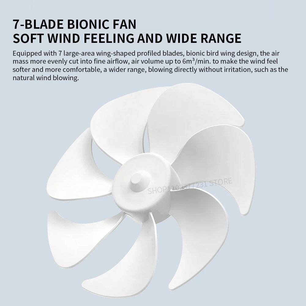 Xiaomi Mijia Desktop Move Fan Type-C Charging 4000 mAh Ultra-long Battery Life Mini Low Noise Desktop Handheld Dual Use Summer