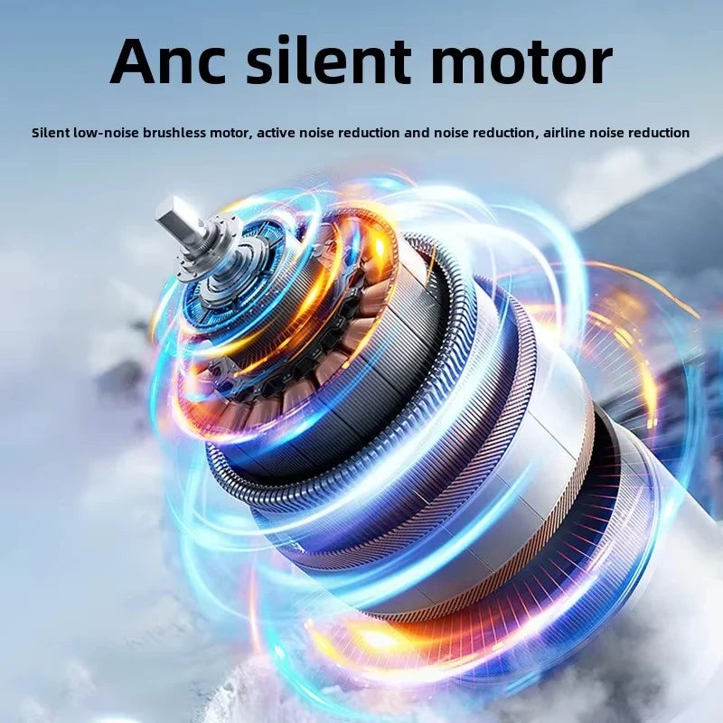 Lenovo Ice-Cooling High-Speed Cooling Handheld Fan USB Rechargeable 5200mAh Portable Mini Fan for Travel Camping Outdoor 2026