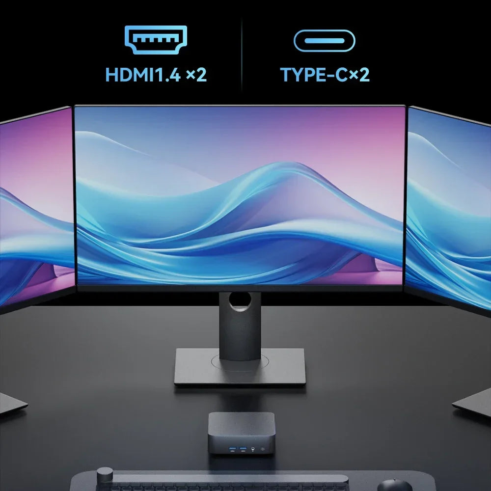 Mini Computer Intel Core i9 8950HK/i3-6100U 16GB DDR4  1TB SSD PC Gamer PC Dual WIFI 6 BT5.2 4K HD Mini Gaming Pc Desktop