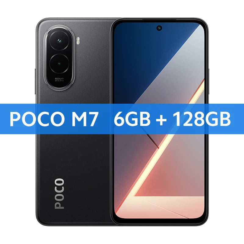 【World Premiere】POCO M7 Global Version Smartphone Snapdragon 685 7000mAh battery Immersive 6.9" FHD+ Display NFC 33W Charging