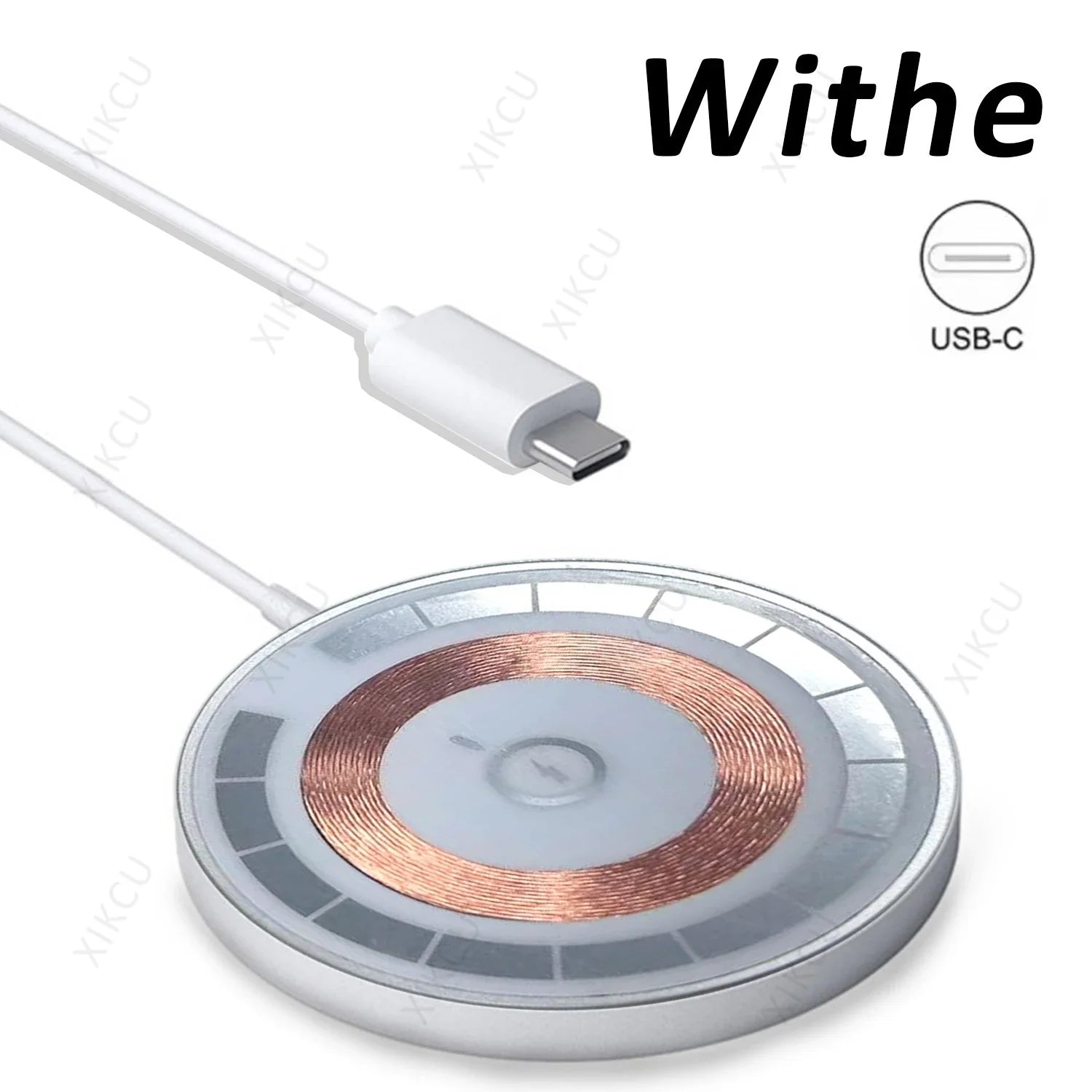 15W Magnetic Phone Wireless Charger Pad For Magsafe iPhone 16/16Pro Max 15 14 13 12 Samsung AiPods Pro 3 Fast Charging Station