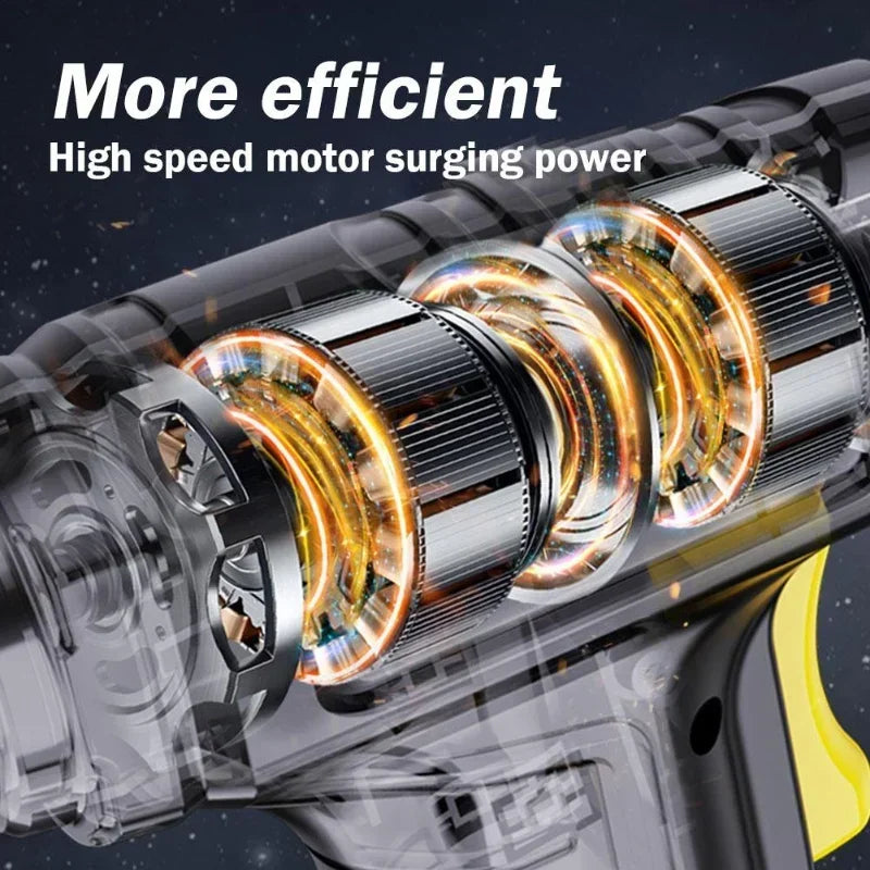 Wireless/wired Car Air Pump Portable 120W Tire Pump Car Air Compressor Tire Inflator Tire Inflator for Motorcycle Bicycle Ball
