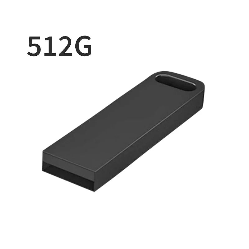 NEW 2TB Metal Flash Drive USB 3.2 Adapter High Speed Transfer 128GB 256GB 512GB Mini U Disk Pendrive Waterproof SSD Memory Stick