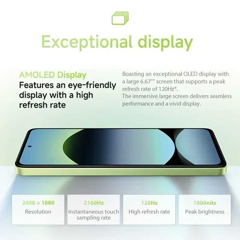 【World Premiere】Global Version Xiaomi Redmi Note 14 MediaTek Helio G99-Ultra Camera 5500mAh 6.67" AMOLED 120Hz Display 108MP A