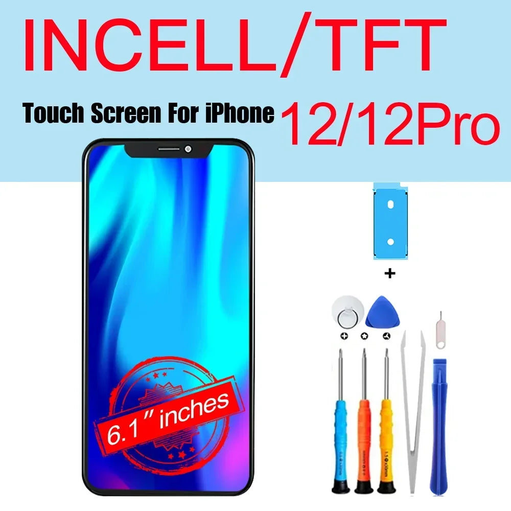 PINZHENG High Quality Screen AMOLED INCELL LCD OLED OEM For iPhone 11 12 13 Mini Pro Max XS XR MAX Display Replacement With Tool