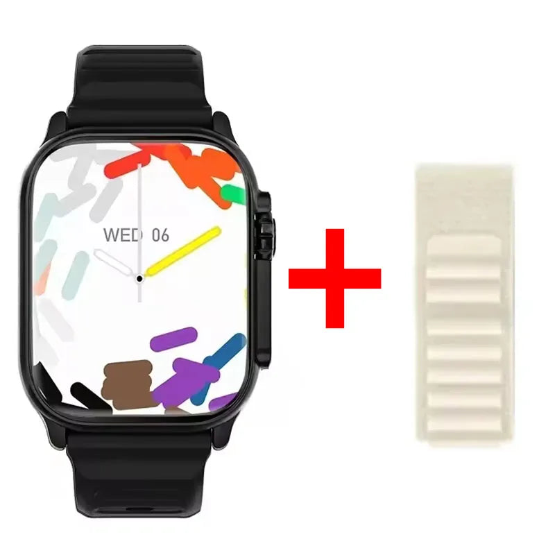 New Watch T900 U2 Smart Watch 49mm 2026 New NFC Men Women GPS Track Bluetooth Call BT Music Games Wireless Charging Smartwatch
