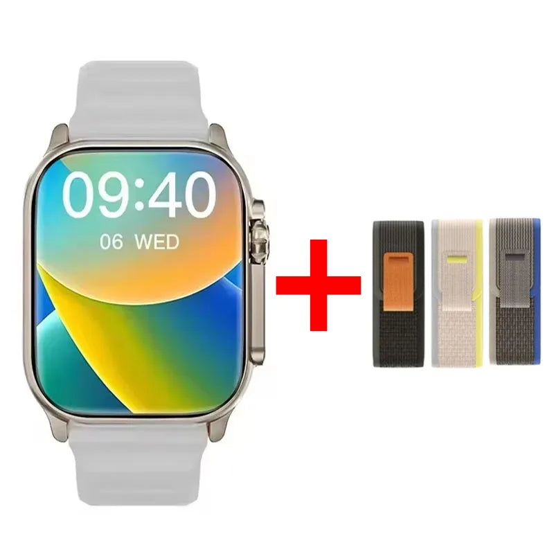 New Watch T900 U2 Smart Watch 49mm 2026 New NFC Men Women GPS Track Bluetooth Call BT Music Games Wireless Charging Smartwatch