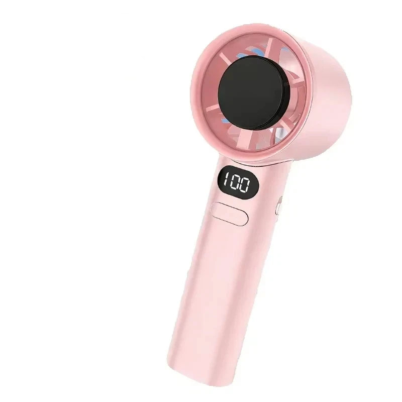 Lenovo Ultra Handheld Portable Fan 100 Wind Speeds Adjustable Usb Charging Mini Outdoor Turbo Long-lasting High Speed Fan