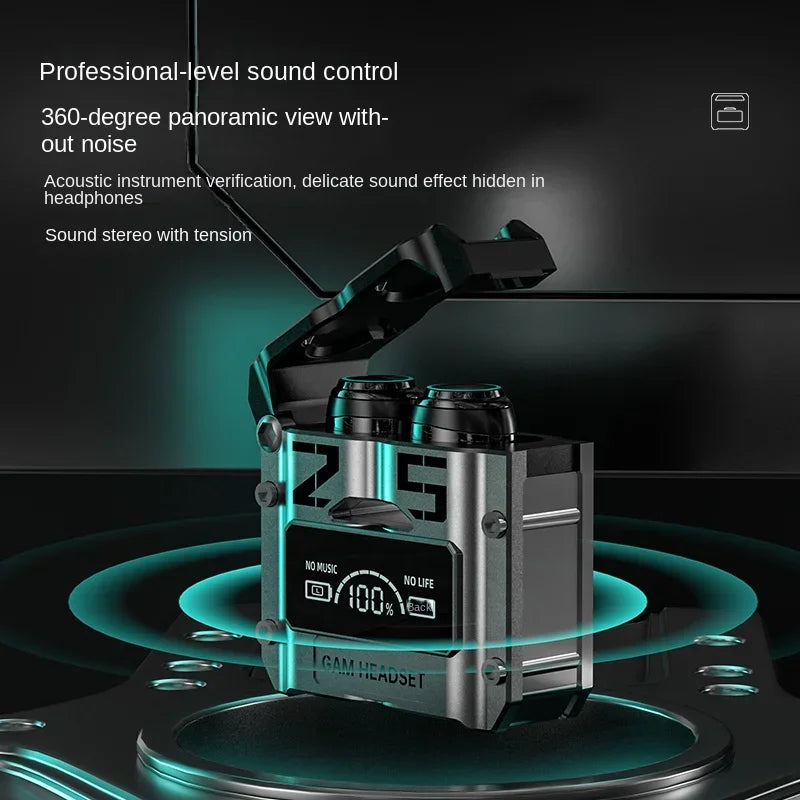 2026 New M25 TWS wireless headphones,Bluetooth 5.3headphones,  sports headphones, LED digital display stereo headphones