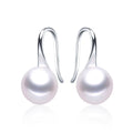 2026 New Hot selling stud earrings for women white black real Natural pearl jewelry 925sterling silver accessories gift with box