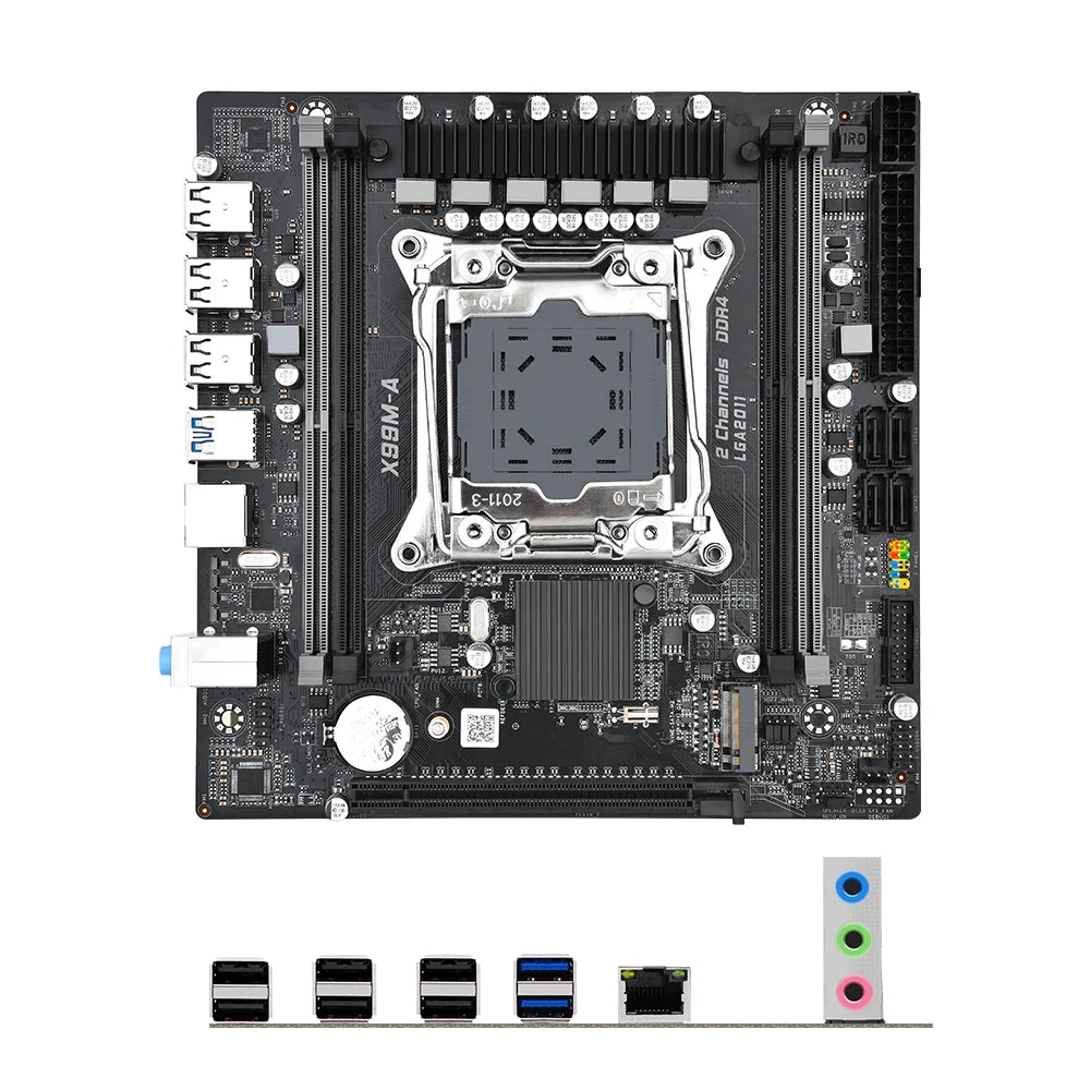 LGA2011-3 Micro atx X99 Motherboard Kit set with 2680 V4 CPU+16GB DDR4 RAM Combo Placa Mae Office Assembly kit xeon USB 3.0 x99