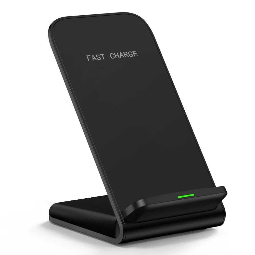 30W Fast Wireless Charger Stand Pad for iPhone 17-11/XR, Samsung Galaxy S25/S26/S21/S20, Xiaomi, Huawei & All Qi-enabled Phones