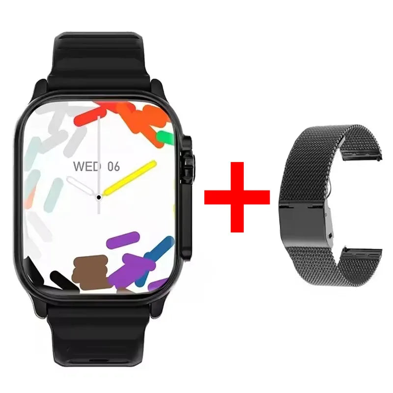 New Watch T900 U2 Smart Watch 49mm 2026 New NFC Men Women GPS Track Bluetooth Call BT Music Games Wireless Charging Smartwatch