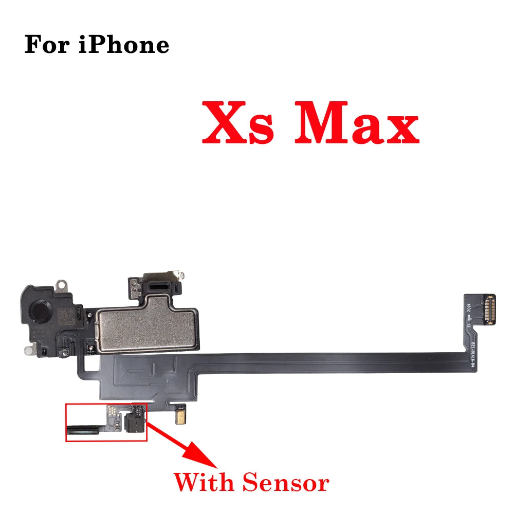 1Pcs Earpiece With Proximity Light Sensor Flex Cable For iPhone X XR XS MAX 11 12 Pro max Mini Ear Speaker Replacement Parts