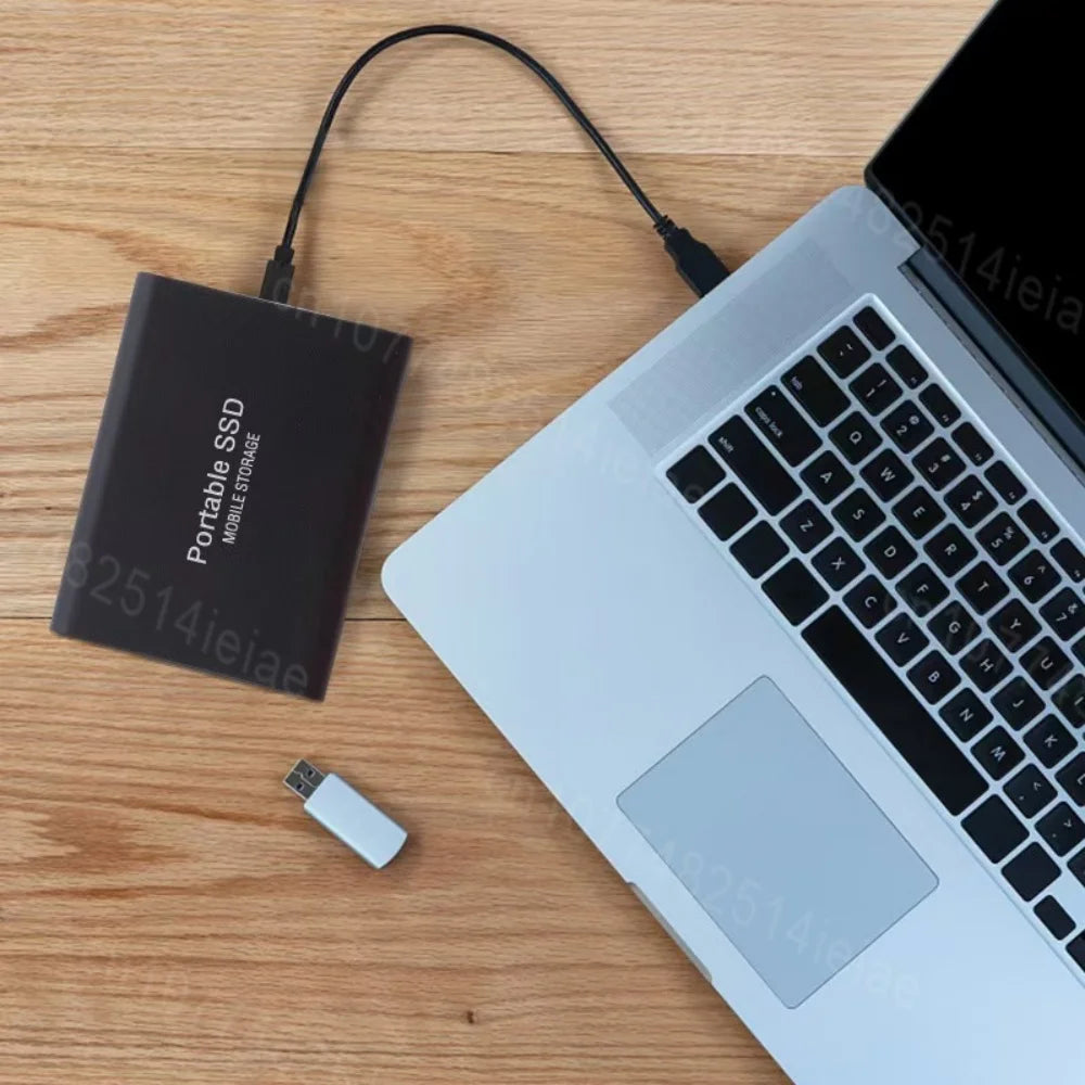 12TB External SSD Portable USB C Solid State Drive Ultra Thin Powerful Performance Game File Storage