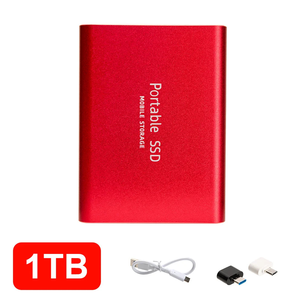 12TB External SSD Portable USB C Solid State Drive Ultra Thin Powerful Performance Game File Storage