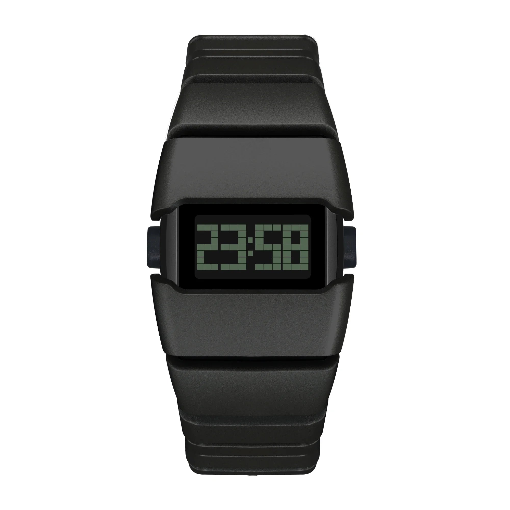 SHIYUNME Fashion Men's LED Electronic Watch Plastic Material Creative Design Unique Watch Man Casual Sports Waterproof Watch