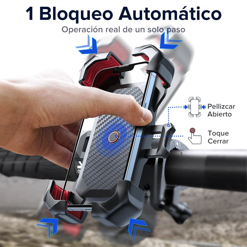 Joyroom Bike Phone Holder 360° View Universal Bicycle Phone Holder for 4.7-7 inch Mobile Phone Stand Shockproof Bracket GPS Clip