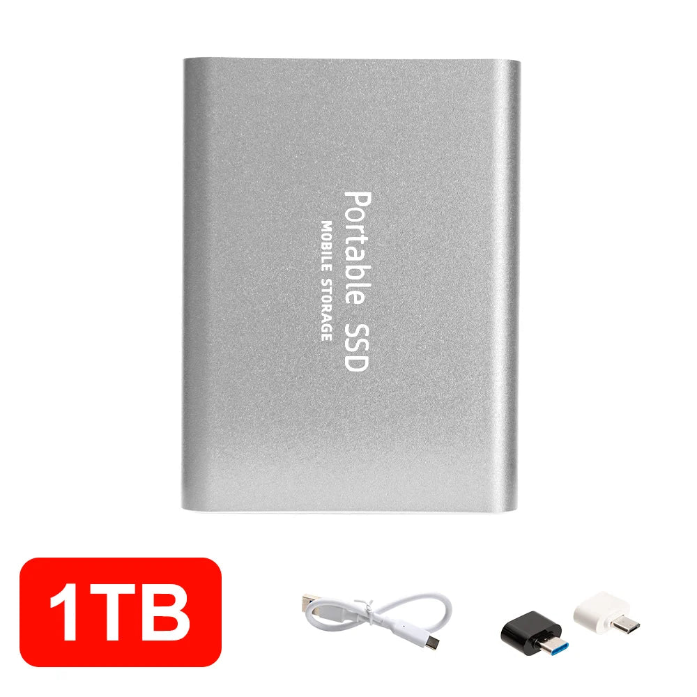 12TB External SSD Portable USB C Solid State Drive Ultra Thin Powerful Performance Game File Storage