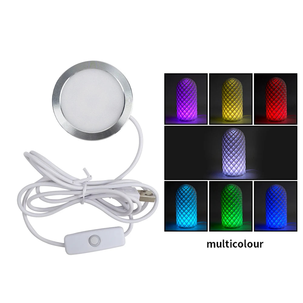 For Bambu Lab Led Lamp Kit Adjustable Light Kit Rgb Light Parts Hardware DIY Model White/Cold/Warm Light Without Lamp Shell 001