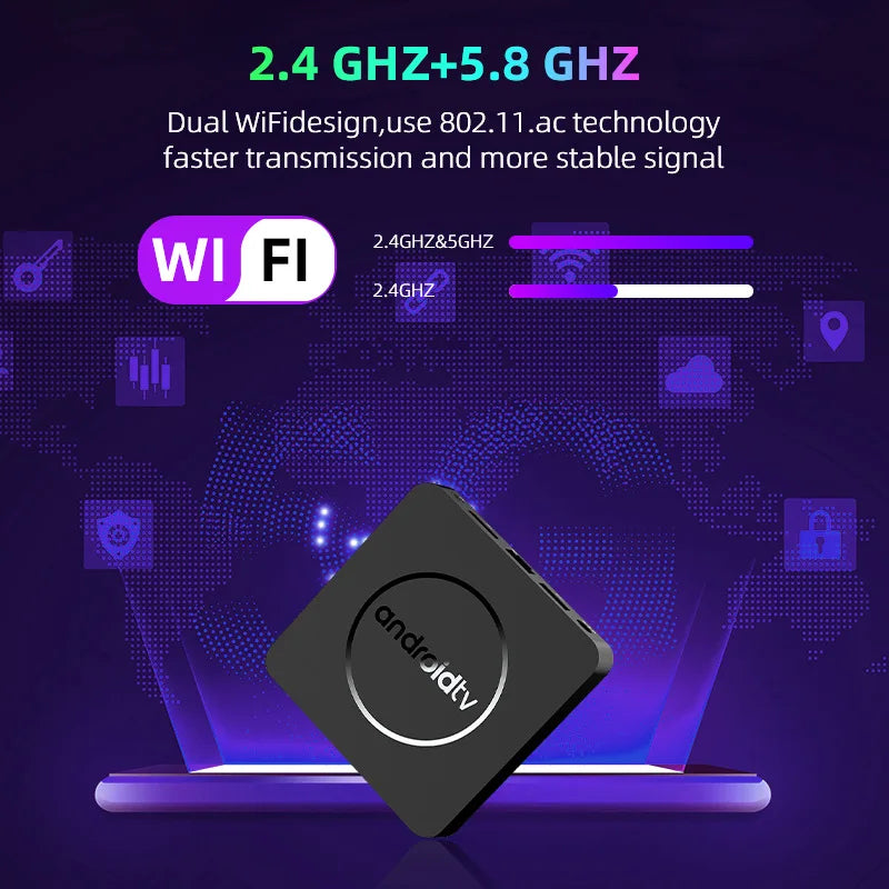 Android16 TV Box Q10 Allwinner H313 Supports 2.4G&5G Dual Wifi 8K 64G 128G Rom Set Top Box Media Player TV Box Voice Set Top Box