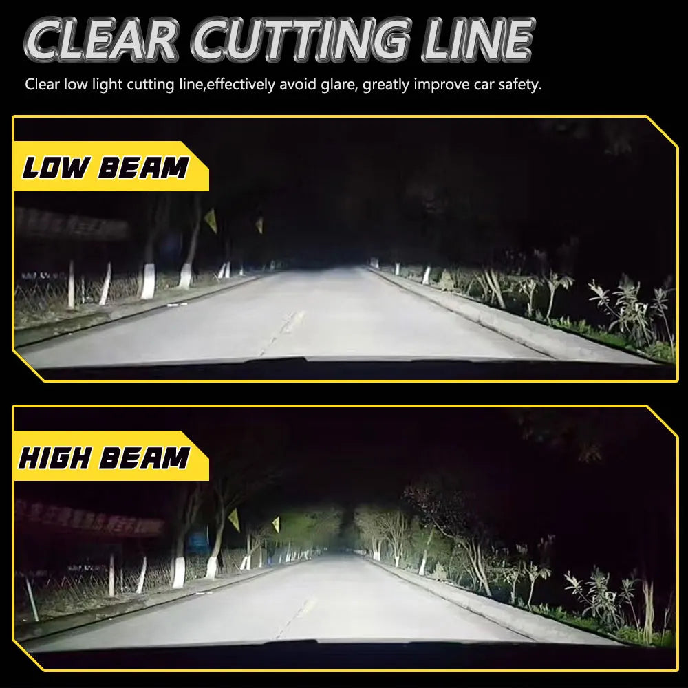 H1 H4 H7 LED Headlight Bulbs CANBUS Led Lights 1:1 Mini Lamp 9084 CSP  Wireless Fog Lamp  Fanless Car LED Plug & Play 6000K 12V