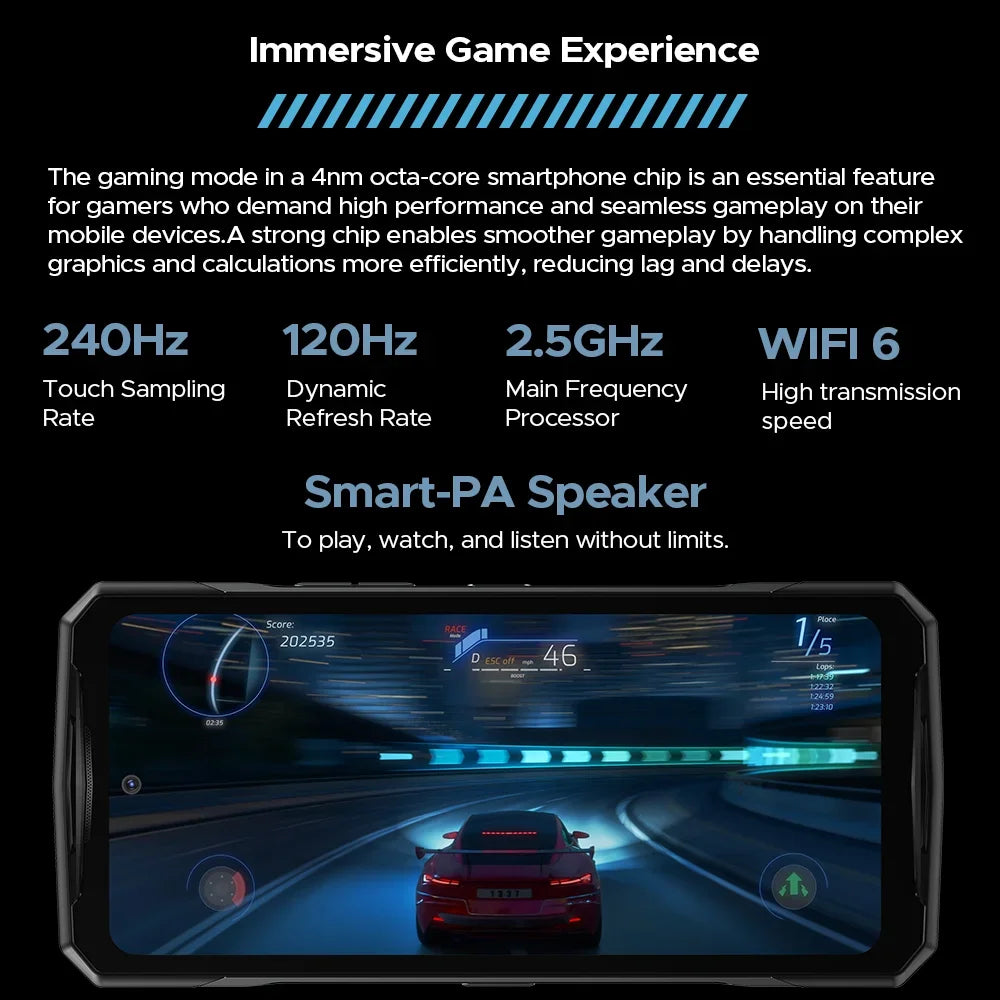 【Brand+】World Premiere DOOGEE V40 Pro 5G Rugged Phone 6.78" 16GB+512GB  Dimensity 7300 200MP AI Camera 8680mAh Android 14