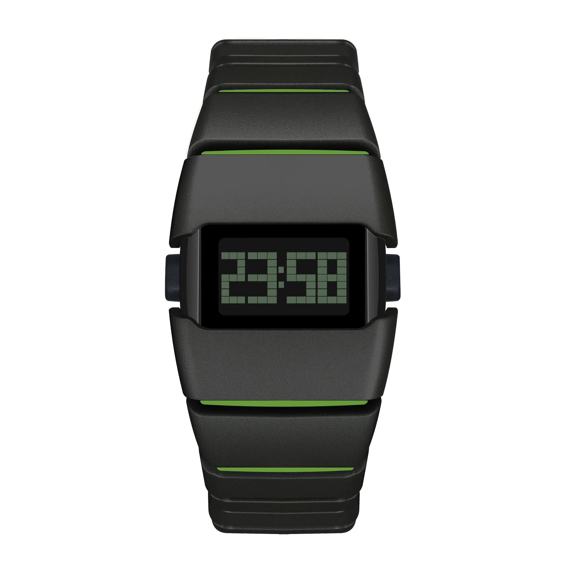 SHIYUNME Fashion Men's LED Electronic Watch Plastic Material Creative Design Unique Watch Man Casual Sports Waterproof Watch