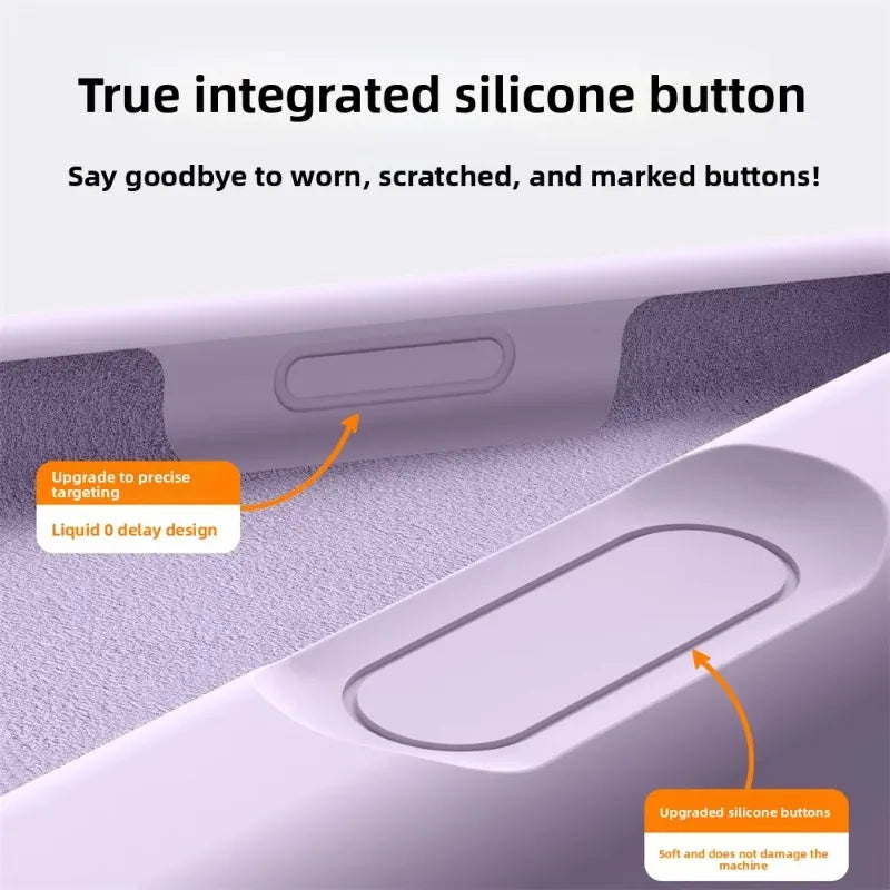 Liquid Silicone Magnetic for MagSafe Phone Case for IPhone17ProMax 16 15 14 13 17Air Solid Color Skin Protection Soft Back Cover