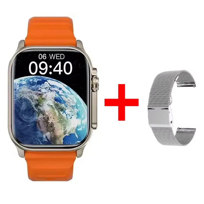 New Watch T900 U2 Smart Watch 49mm 2026 New NFC Men Women GPS Track Bluetooth Call BT Music Games Wireless Charging Smartwatch