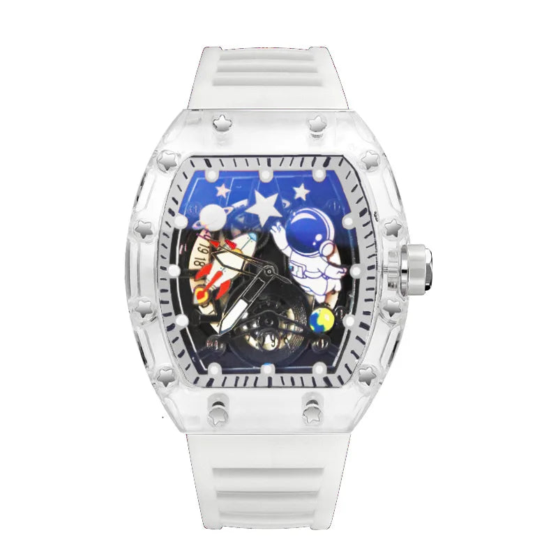 Astronaut Engraving Design Quartz Watch for Men Fashion Luminous Cool Business Watches Personality Watch Luxury Sport AAA Clock