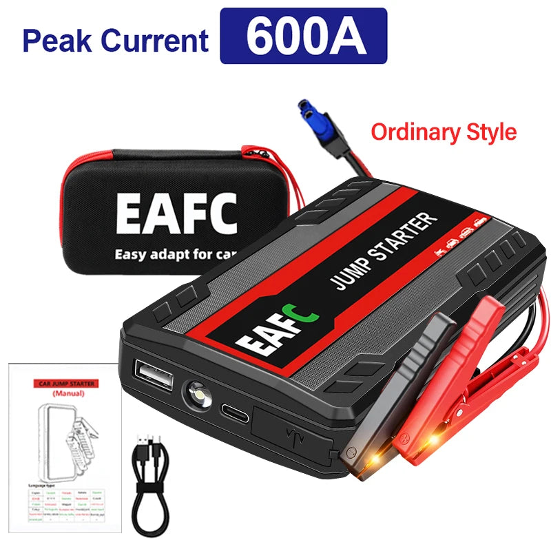 Car Jump Starter 2000A/1200A/600A Car Battery Starter Portable Power Bank Charger 12V Auto Emergency Starting Device Booster