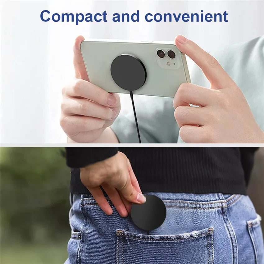 Magnetic Phone Wireless Charger Pad For Magsafe iPhone 16/16Pro Max 15 14 13 12 Samsung AiPods Pro 3 Fast Charging Station
