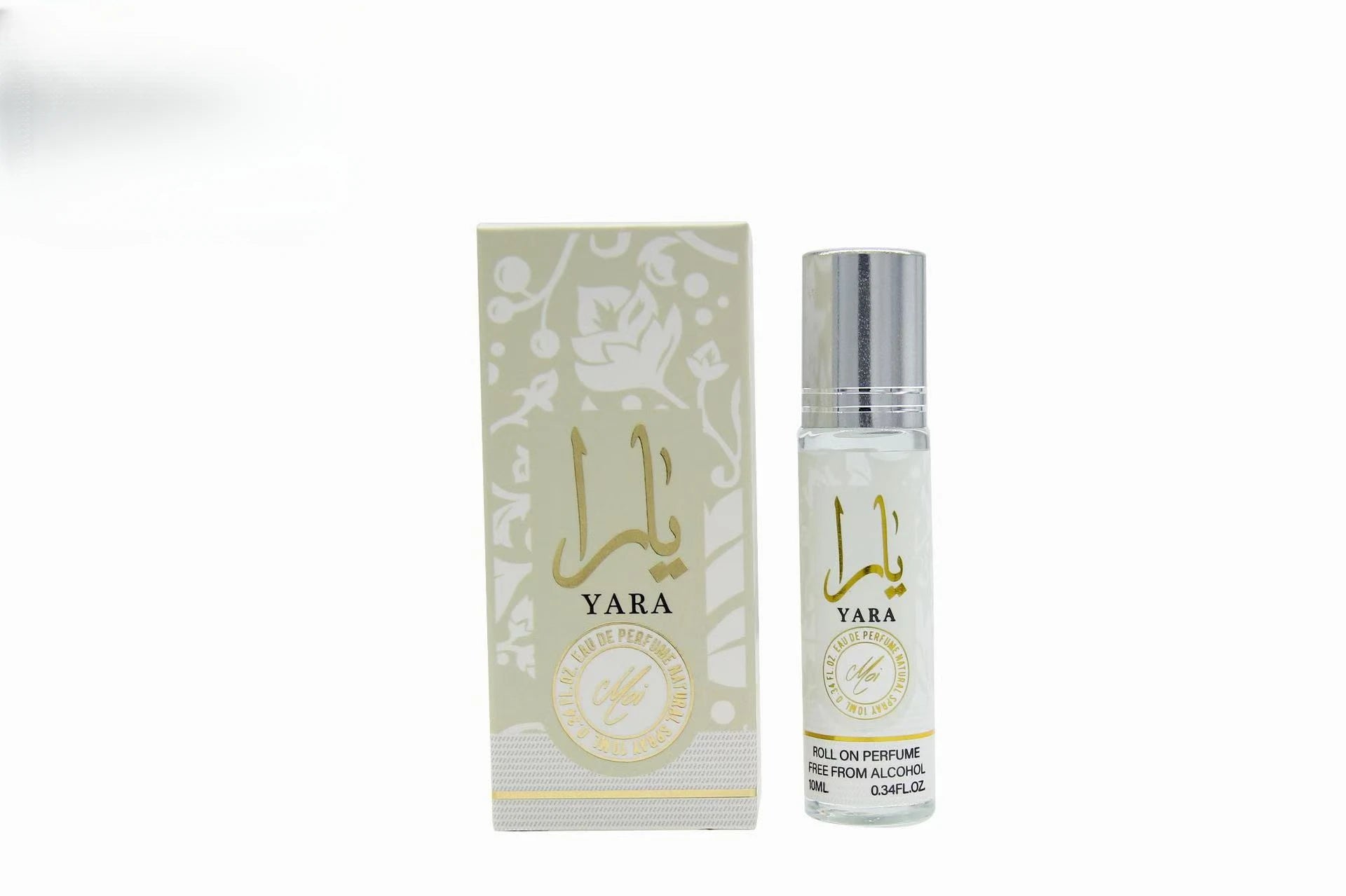 10ml YARA Roll-On Fragrance, Unisex Long Lasting Light Scent, Middle East Style Eau de Parfum Oil