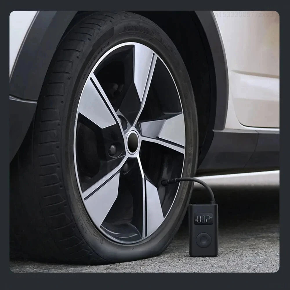 Xiaomi Mijia Air Pump 2 for Bicycles and Balls, Digital Tire Pressure Preset, Automatic Stop Charging, Type-C Multitool Inflator
