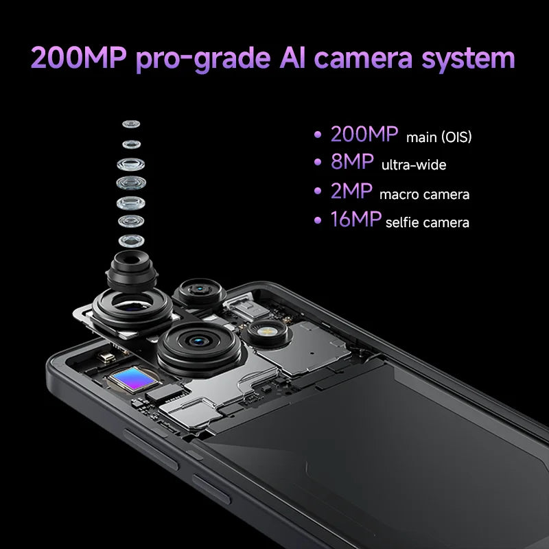New Xiaomi Redmi Note 14S Smartphone Global Version 128GB / 256GB ROM 120Hz 6.67" AMOLED Display MTK Helio G99 5000mAh 200MP NFC