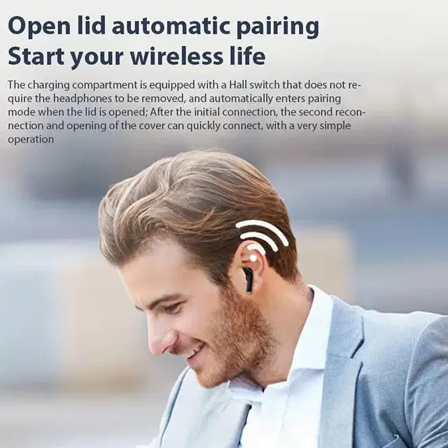 Original Sony X87 TWS Wireless Bluetooth Headset Stereo Sound LED Display Screen Music Earbuds Noise Reduction Sports Earphones