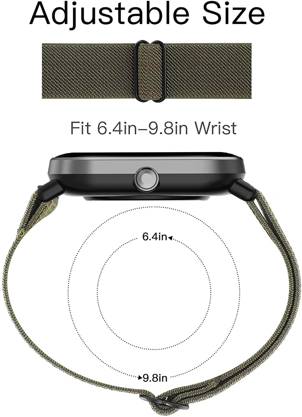 Nylon Strap For Redmi watch 5 active/5 lite smartwatch belt Adjustable Elastic Bracelet correa Xiaomi Redmi watch 5 active band